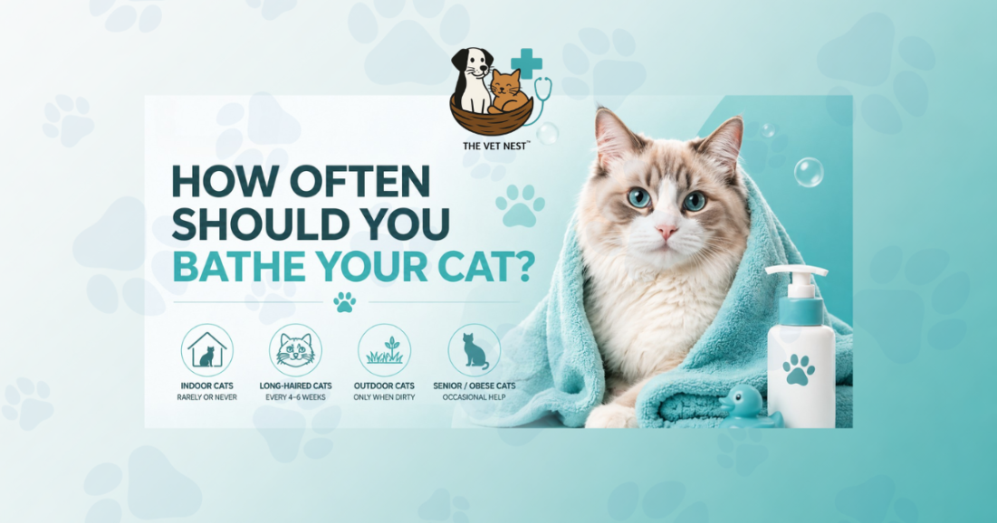 How Often Should You Bathe Your Cat? (Vet-Approved Guide for Pet Parents in India) 🐱🛁